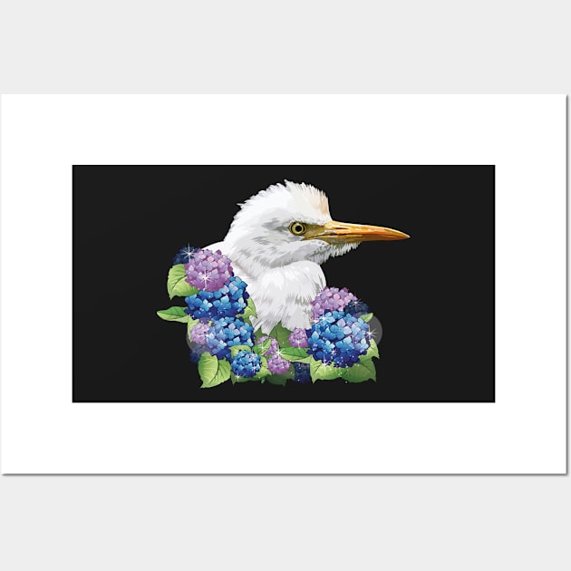 cattle egret Wall Art by obscurite